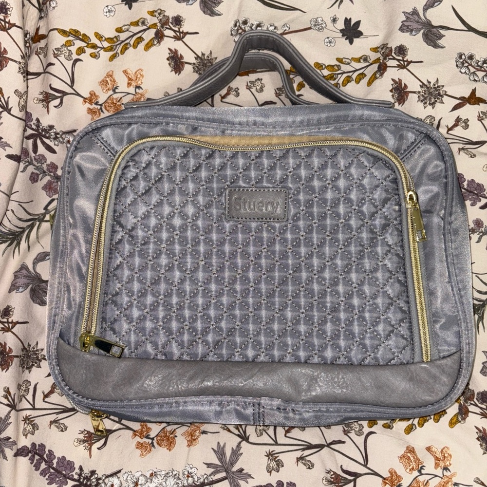 Stylish Gray Women toiletry travel Bag